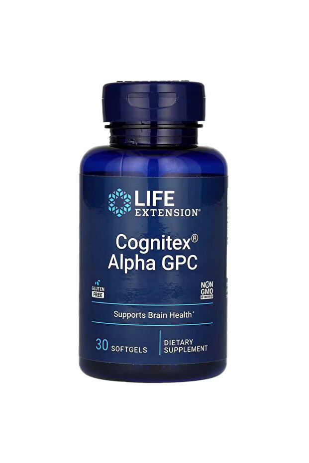 , Cognitex Alpha GPC, Multi-Nutrient Formula for Brain Health Support,30 Softgels - 1