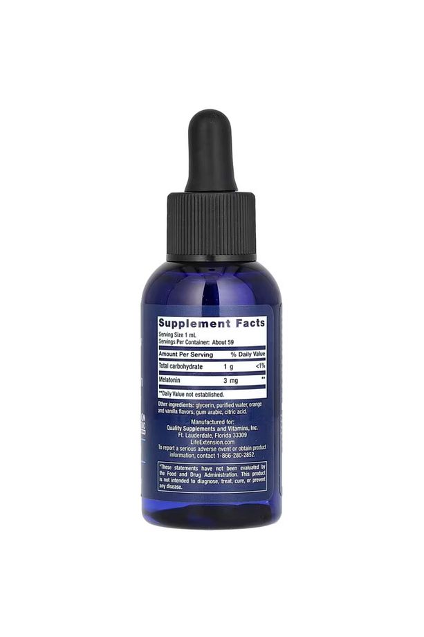 , Fast-Acting Liquid Melatonin, Citrus-Vanilla, 2 fl oz (59 ml) - 2