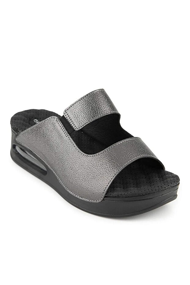 Beso 35201 Anatomical Airmax Memory Foam Women's Slippers Platinum