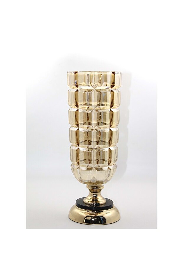 Cam Şamdan Tekli 38 x 13 - 1