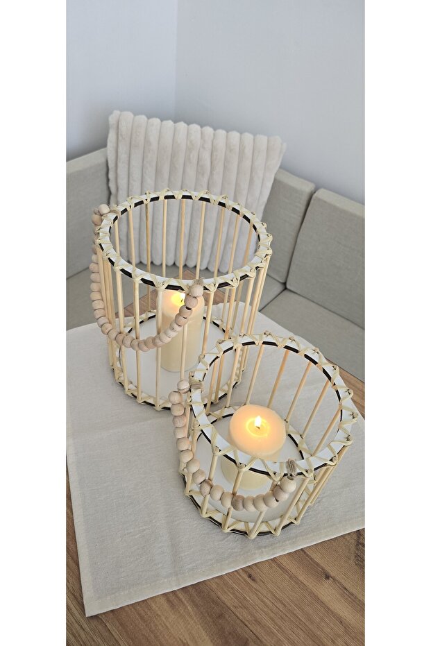 سلة ديكور مكونة من قطعتين - 3