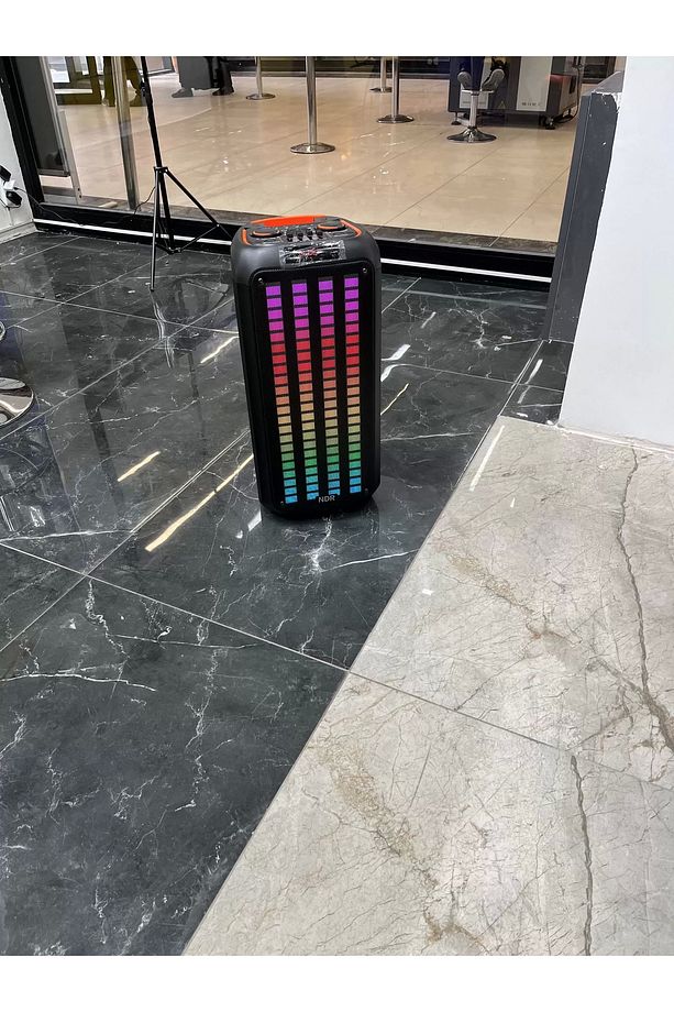 NDR-1098 Taşınabilir Büyük Boy Ses Sistemi Bluetooth Mikrofonlu Parti Hoparlör - 6
