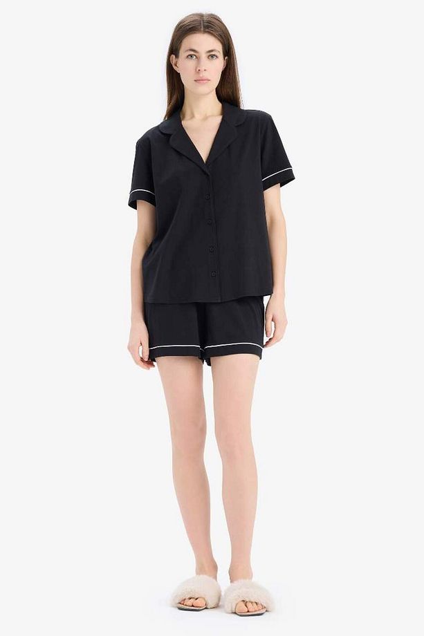 Pijama Takımı Kısa Kollu Üst Şort Alt-fall In Love B8679ax25sp - 1