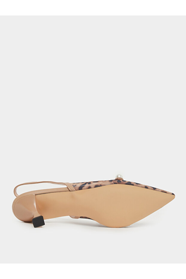 صندل مفتوح من الخلف بطبعة جلد النمر - 6