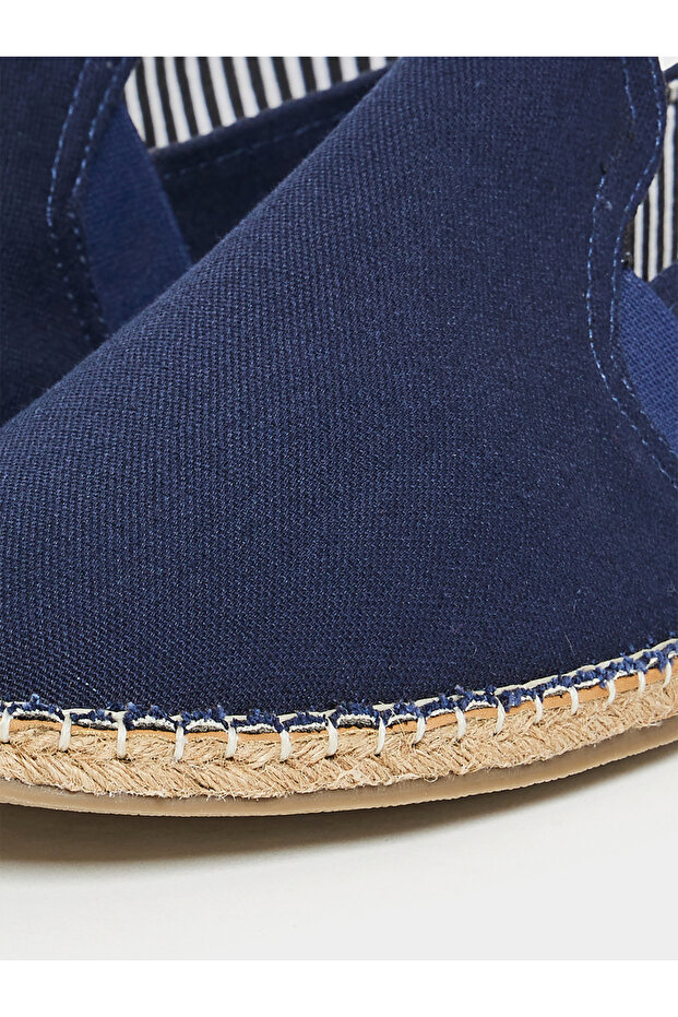 Solid Canvas Espadrilles - 5