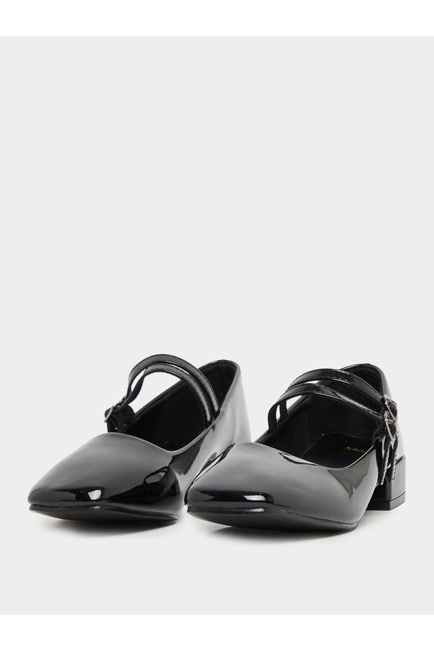 حذاء باليرينا ذو حزام مزدوج متين - 3