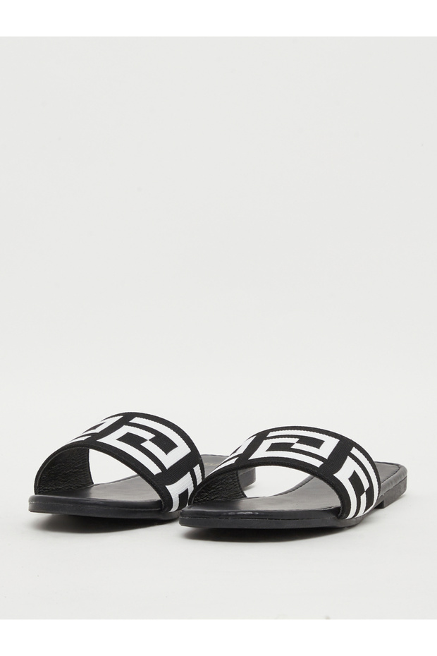 صندل مسطح مطبوع ومحكم - 2