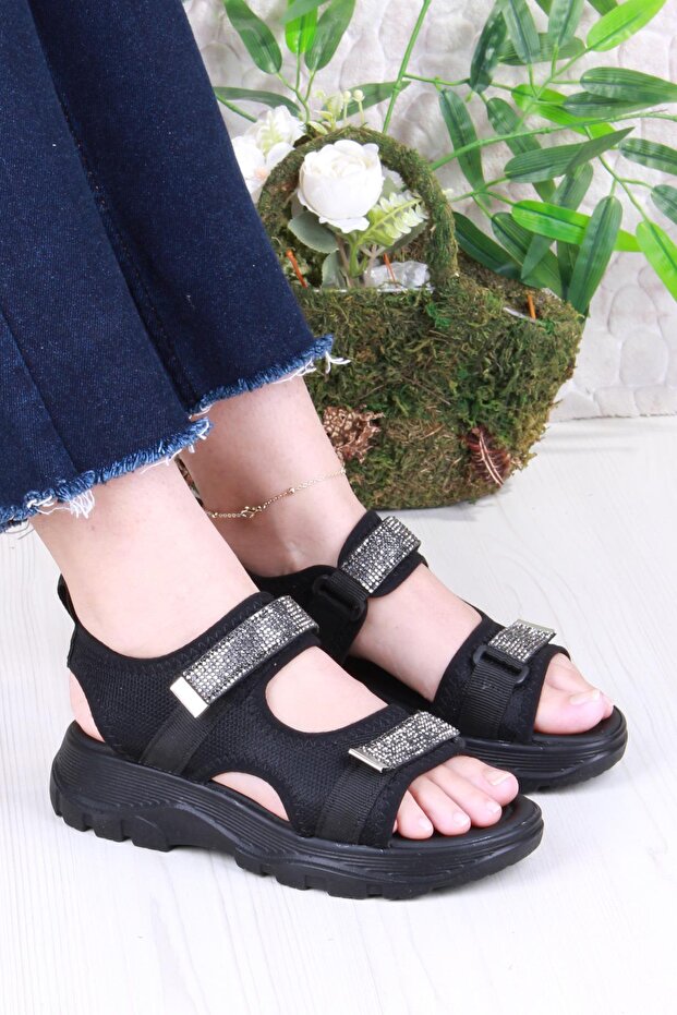 35400 Diva Comfort Comfortable Velcro Women's Sandals