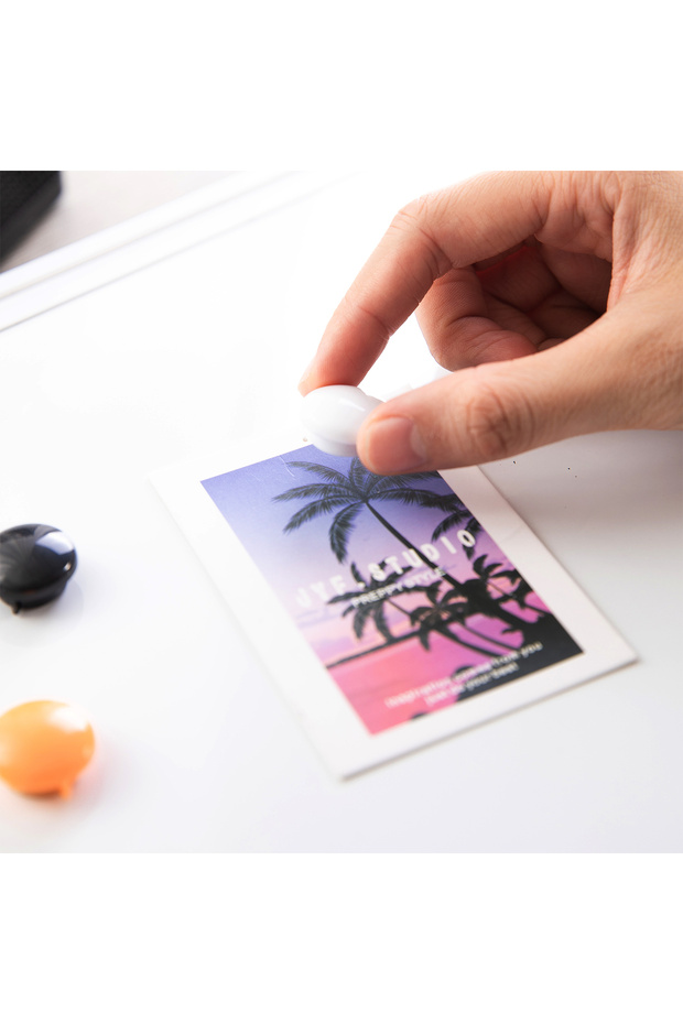 Deli E7824 Magnetic Button Ø20mm - 12pcs - ideal for organizing on whiteboards or refrigerators - 3