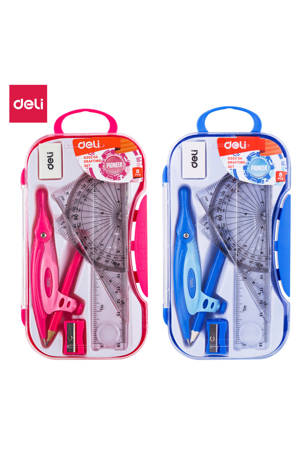 EG30204 Compass Set - 4pcs - ideal for students and school use