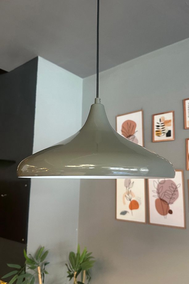 Champion Antrasit Renk Tekli Avize Sarkıt Salon Mutfak Cafe Butik Lamba Aydınlatma Avizeler - 1
