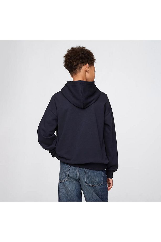 V-Bas Relaxed Fit Çocuk Lacivert Sweatshirt - 3
