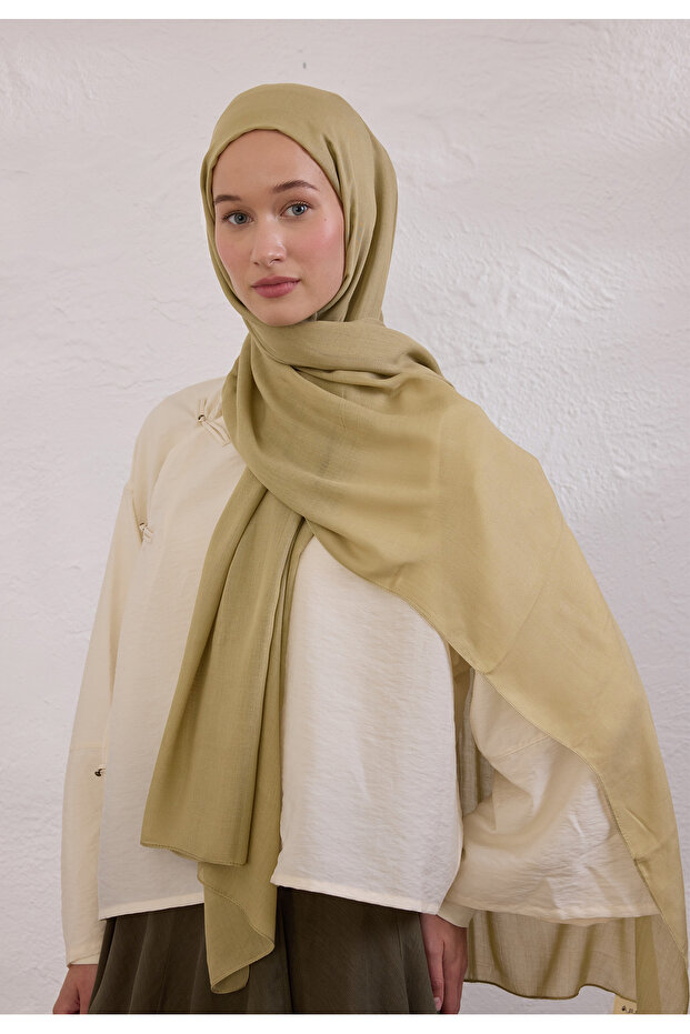 SOFT VİSKON ŞAL BİBERİYE - 1