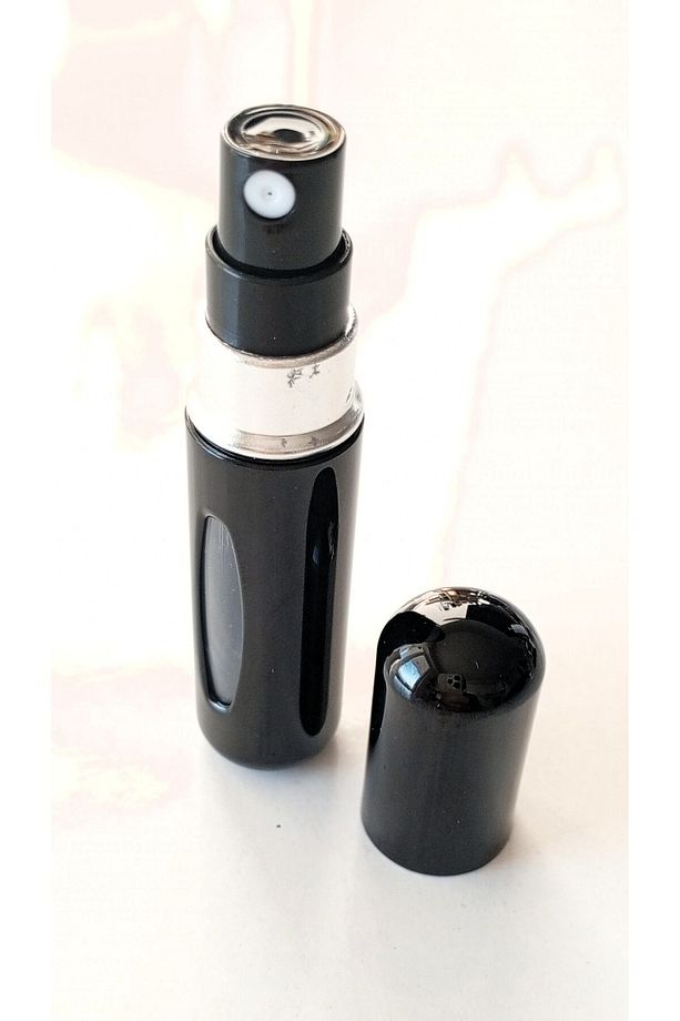 Mini Katlanır Aynalı Tarak ve 5 ml Parfüm Şişesi, Cep Çanta Seyahat İçin İdeal 2'li Set - 3