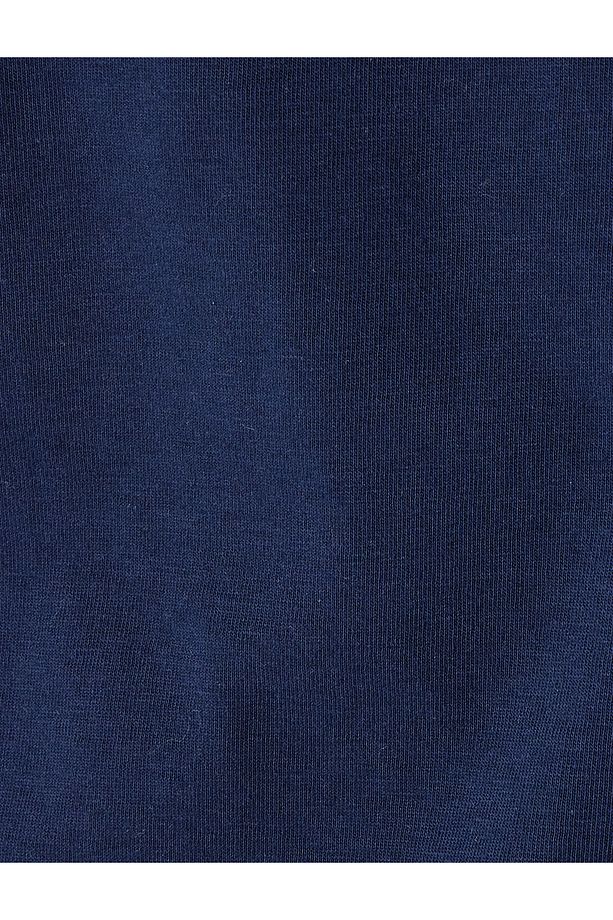 Bisiklet Yaka Pamuklu Regular Fit Kısa Kollu Slogan Baskılı Tişört - 6