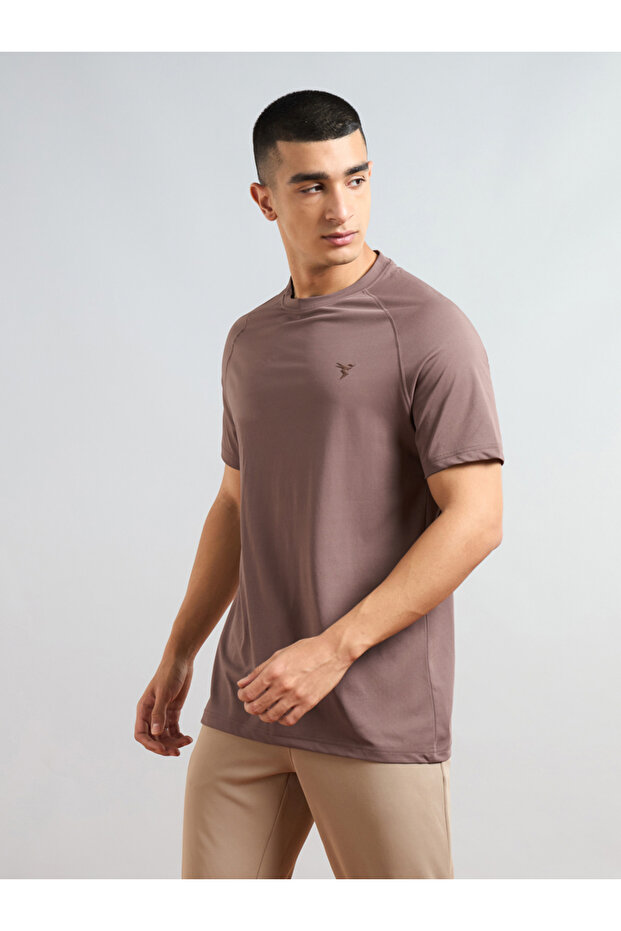 Solid Short Sleeves Regular Fit T-Shirt