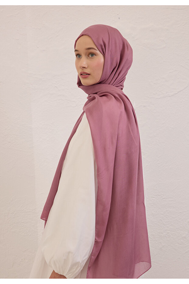 SOFT VİSKON ŞAL GÜLPEMBE - 2
