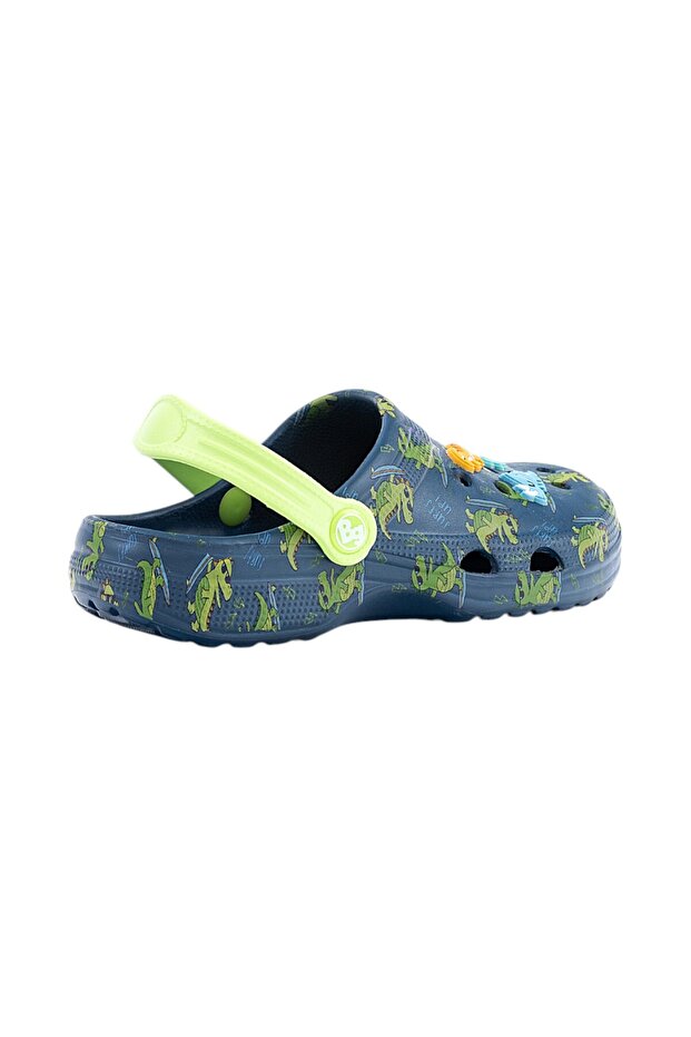Dinosaur Details Slingback Clogs - 2