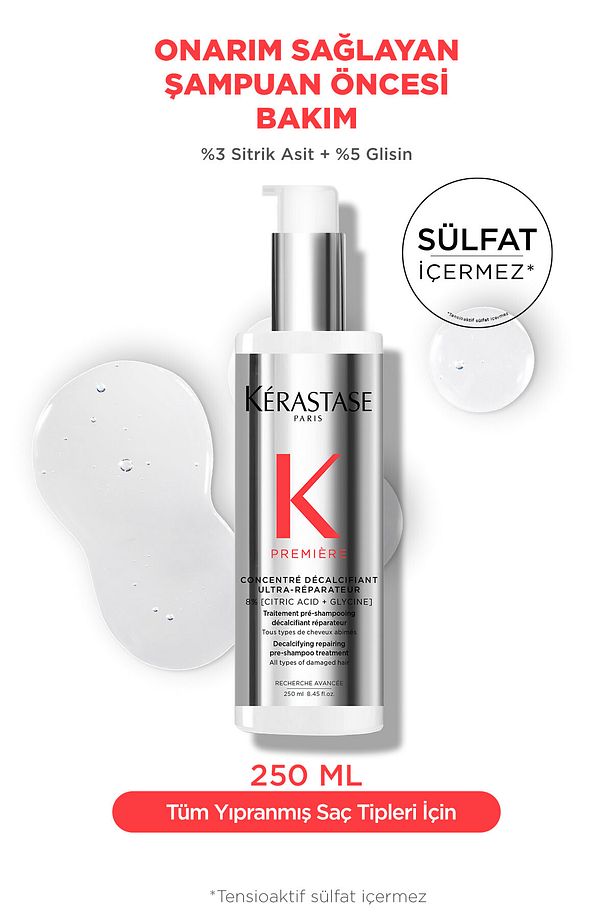 Premiere Hasar Görmüş Keratin Bağlarını Onarıcı Şampuan Öncesi Bakım 250ml - 1