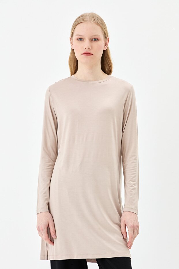 Basic Penye Tunik Taş - 1