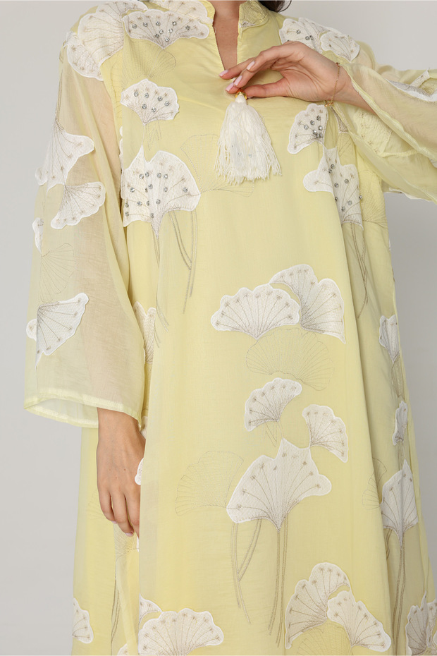 Flowy Flower Pattern Dress - 2