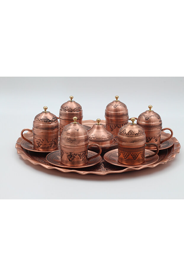 Copper Grape Processing Set of 6 Cups - 4