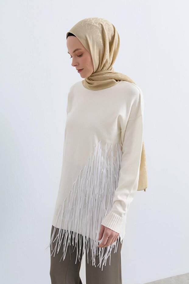 Rope Basic Triko Kazak Ekru - 2