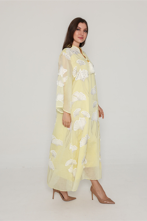 Flowy Flower Pattern Dress - 3