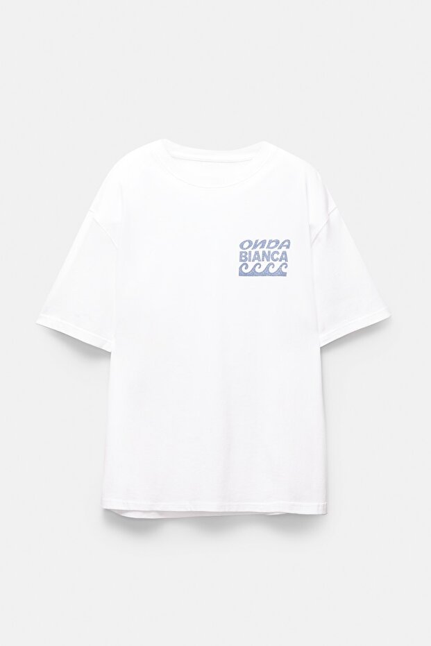 Dalgalar ve yunuslar tişört - 6