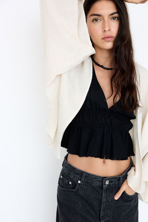 Rustik kısa kimono - 5