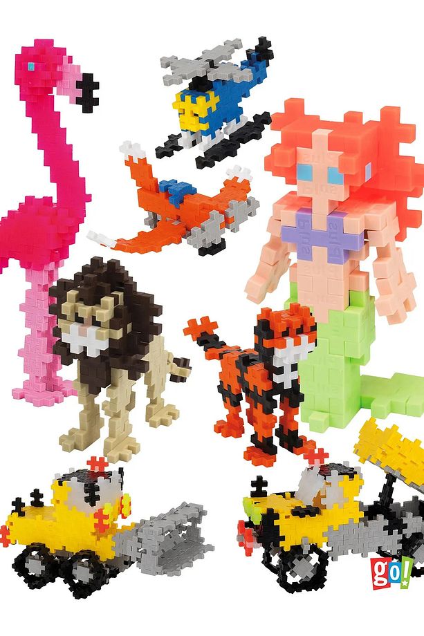3D Puzzle Yapı Seti 400 Parça Mini Pixel Blokları Eğitici Figür 3D Puzzle Yapım Seti - 5