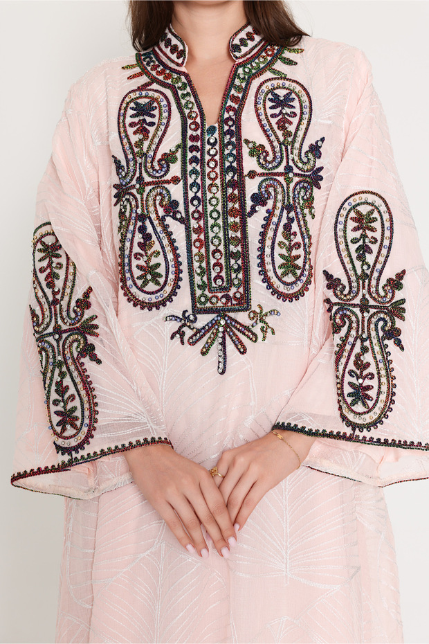 جلابية من الكريستال والخيوط الأنيقة - 2