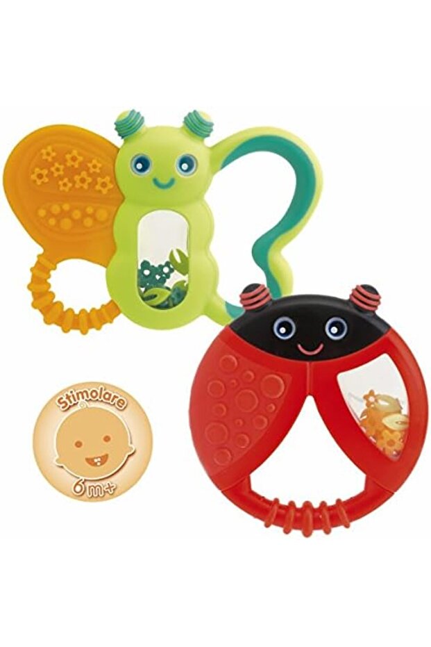 Chicco Funny Relax Teether (Assorted) Ladybug / Butterfly, 1Pc - 1
