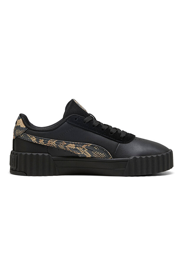 Carina 3.0 Snake Chic Kadın Siyah Sneaker Ayakkabı 40072302 - 6