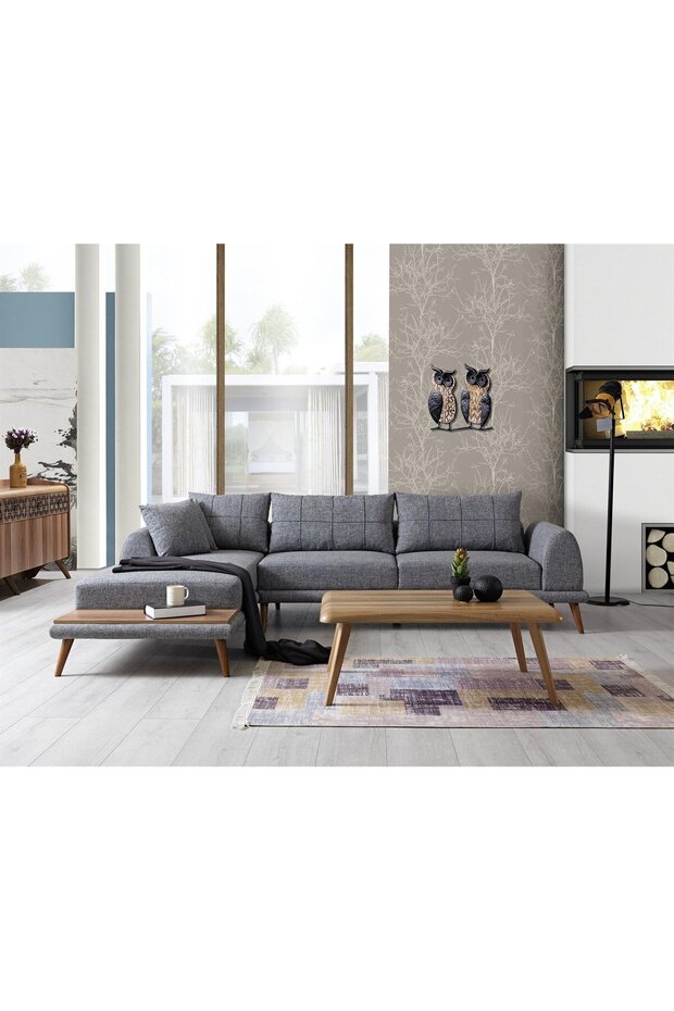 Retro Sol Köşe Koltuk - 2