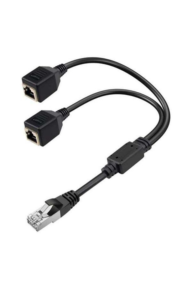 Powermaster PM-25434 Erkek RJ45 TO 2X Dişi Ethernet Çoklayıcı Splitter Dağıtıcı - 1
