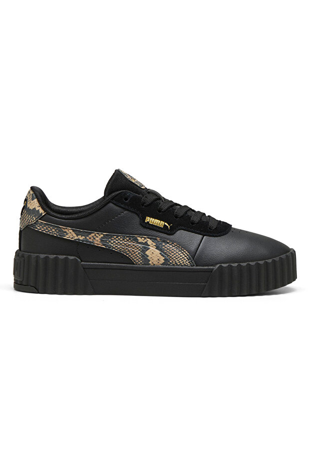 Carina 3.0 Snake Chic Kadın Siyah Sneaker Ayakkabı 40072302 - 1