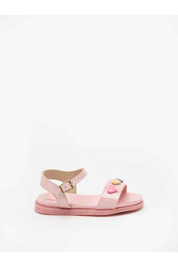 Girls Sandals With Back Strap Pink | Made In Brazil
