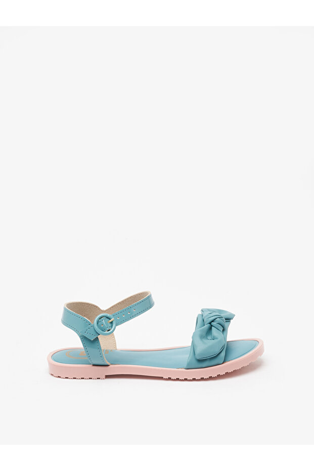 Girls Sandals With Back Strap Green | Made In Brazil