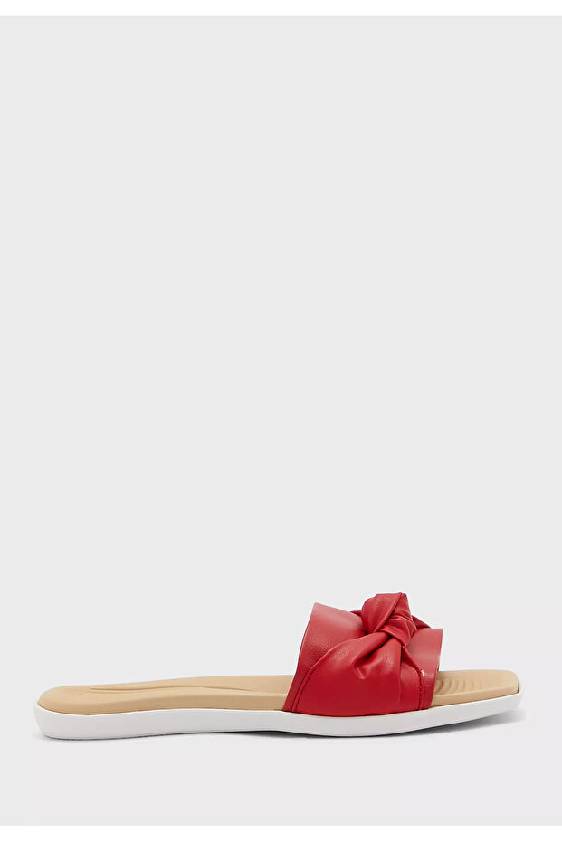 Ladies Flat Sandals Red | Made In Brazil