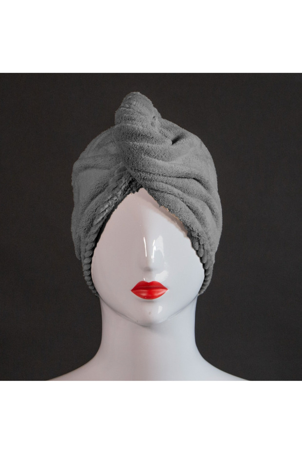 غطاء شعر مودرن - كبير - رمادي Modern hair cap - large - grey