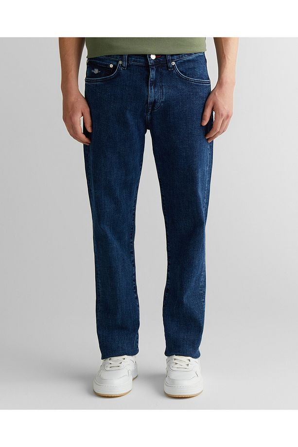 Erkek Mavi Regular Fit Pantolon - 3