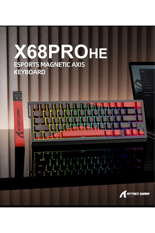 X68PRO HE Wireless Kablosuz Rapid Trigger Snap Tap Hall Efect Keyboard Magnetic Switch - 3