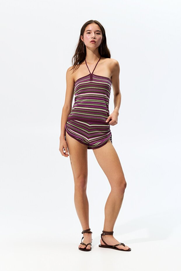 Çizgili triko top - 3