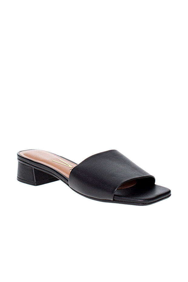 Vizzano Ladies Mid Heel Sandals Black | Made In Brazil