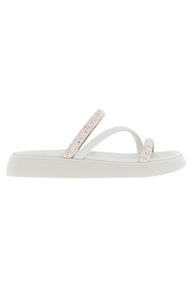 Ladies Flat Sandals Off White | Made In Brazil