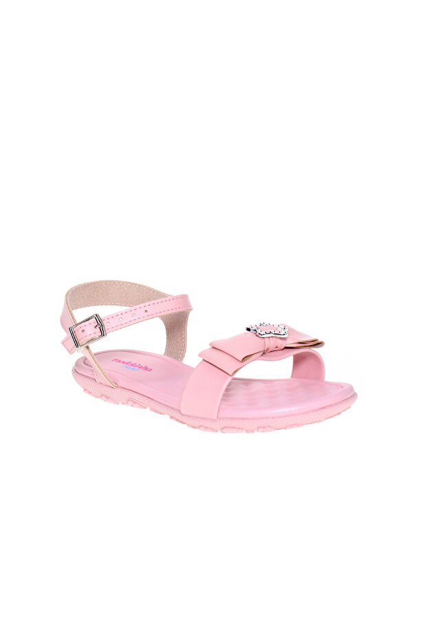 Infant Girls Sandals With Back Strap Pink | Made In Brazil