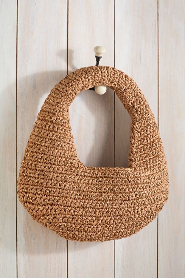 Straw Egg Handbag - 2