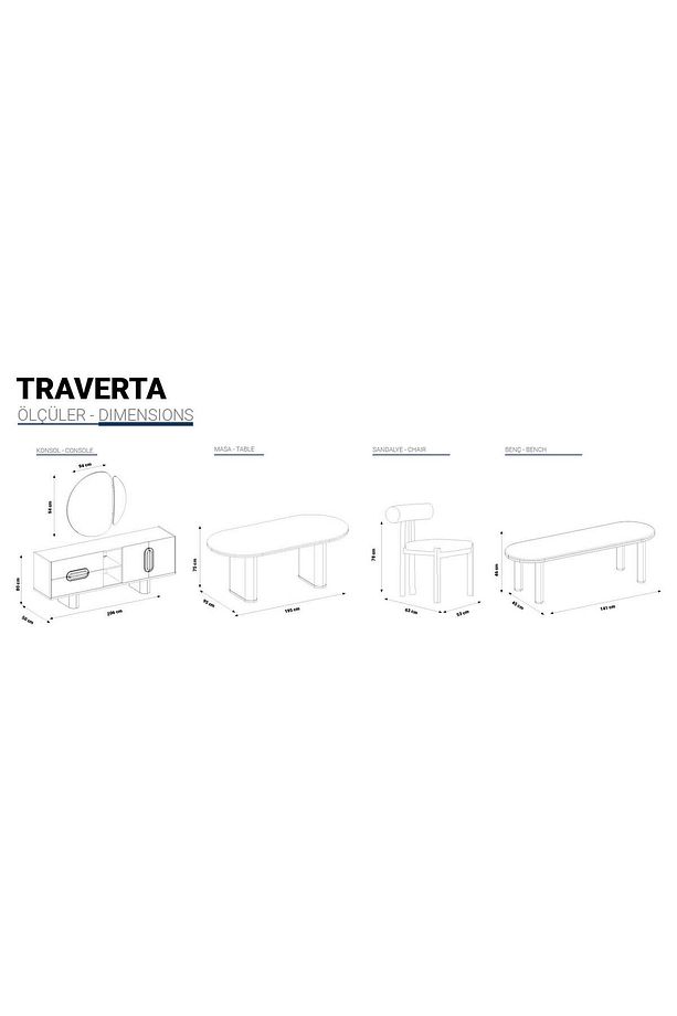 Traverta Yemek Odası - 8