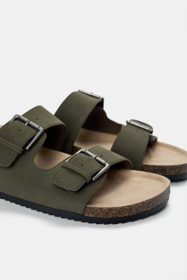 Tokalı düz terlik - 5